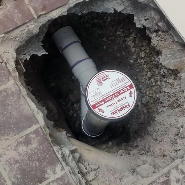 Sewer Line Repair Under Slab Pvc Install Elgin Il